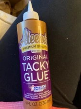 Aleene's All Purpose Tacky Glue, 8-Ounce, Clear Dry (15599) Cream Item Form New
