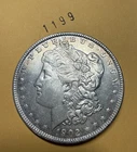 1902 Morgan Silver Dollar US $1 90% Silver Coin