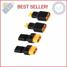 2Pair ShareGoo RC XT30 to XT60 Plug Female Male Adapter Connector for RC FPV Dro