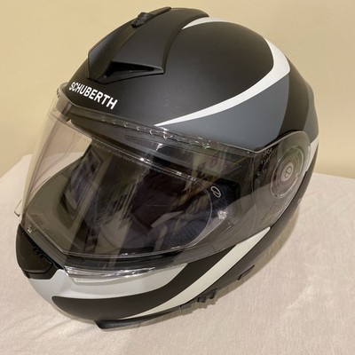 Schuberth C3 Pro Helmet Small (54/55cm) Sestante Grey Lightly Used