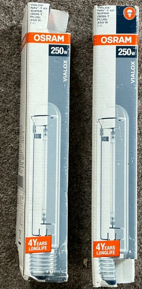 Osram E40 VIALOX NAV-T (SON-T) High pressure sodium Lamp 250W. X. 2 - Image 2 of 4