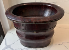 Vintage Chinese Wooden Baby Bath, Two-Piece, Rare Collectible Gifts