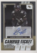 2021 Contenders Draft Picks College Campus Ticket 73/99 Aaron Robinson Auto 9r9