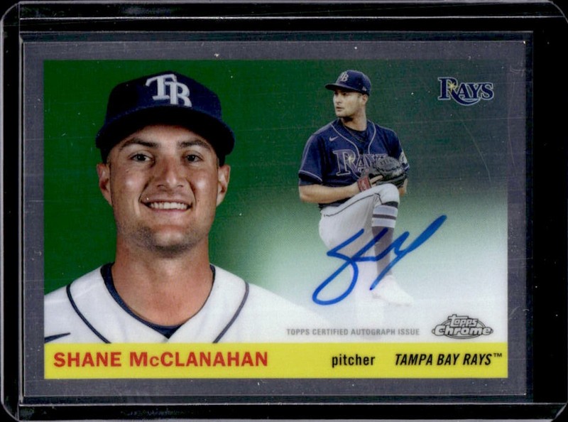 2025 Topps Chrome Platinum Shane McClanahan Auto Autograph #CPA-SM Rays