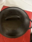 Vintage Cast Iron Lodge Covered Dutch Oven w/ Basting Lid 8 DOL 5 Quart