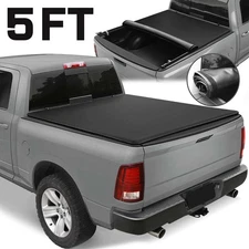 5FT Soft Roll-up Tonneau Cover for 2016-2023 Toyota Tacoma Truck Bed Cover