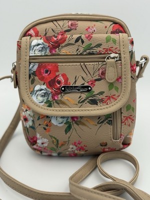 MultiSac Mini Micro Everest Crossbody Shoulder Bag Purse Floral Print Adjust EUS