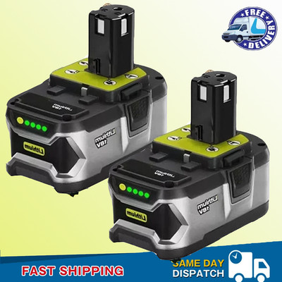 2X 18V 5Ah Original Akku für RYOBI One+ Plus Lithium RB18L50 P108 P104 Batterie