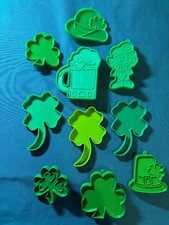 10 Vintage Assorted St. Patrick's Day Cookie Cutters
