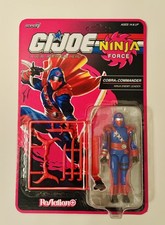 2026 Super7 G.I.Joe ReAction NINJA FORCE COBRA COMMANDER figure MOC
