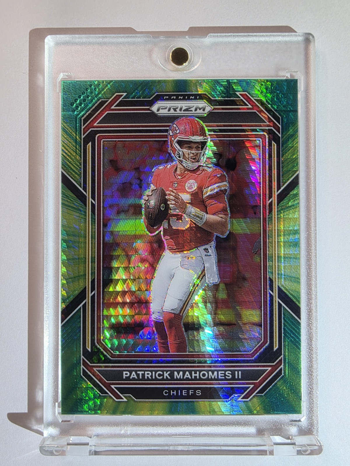 2022 Prizm Green Hyper Patrick Mahomes II #/175 KC Chiefs #139