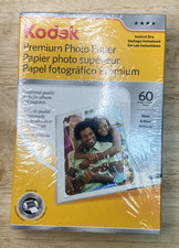 Kodak Premium Photo Paper - Gloss, 4" x 6" Paper, 60 sheets, Sealed Box