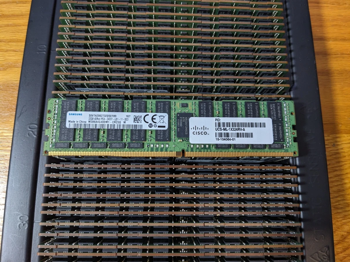 Samsung DDR4 SDRAM Network Server 32 GB Capacity per Module Memory