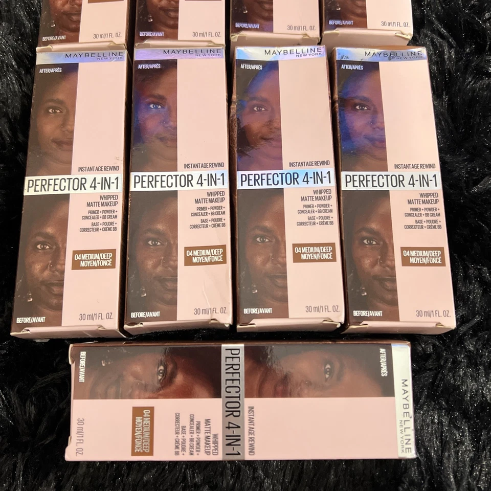 Maybelline New York Lot Age Rewind Perfector 04 Medium/Deep 4-in-1 Matte Makeup - Image 2 of 2