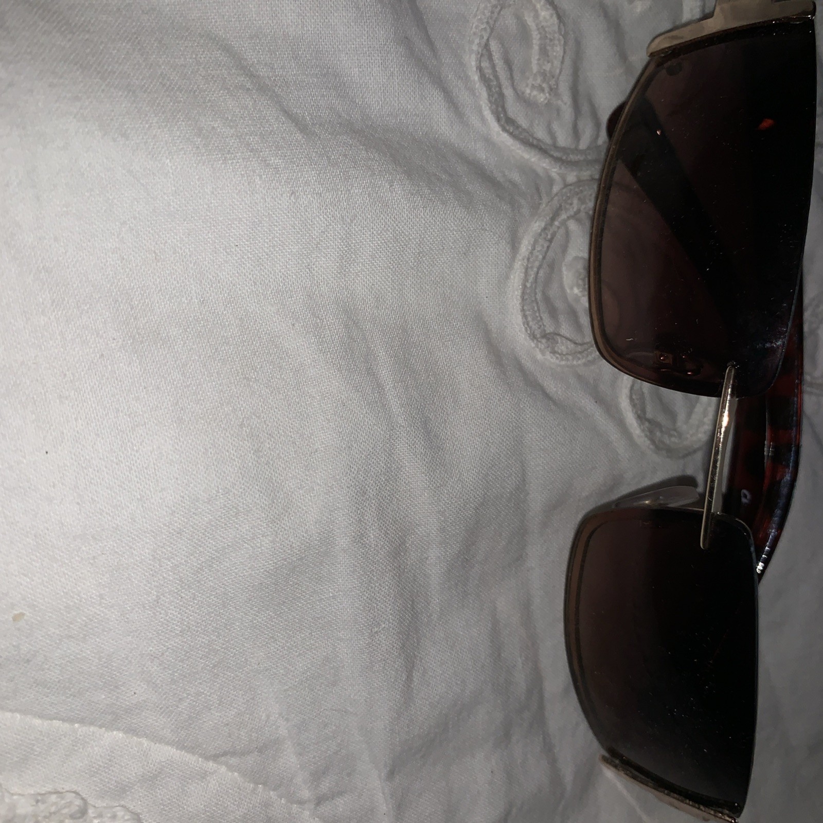 FOSTER GRANT SUNGLASSES RECTANGLE TORTOISE UNUSUA… - image 3