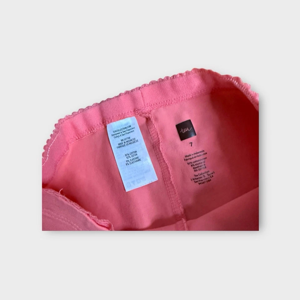 Leggings lisos rosa coral Tea Collection Foto 3 de 4