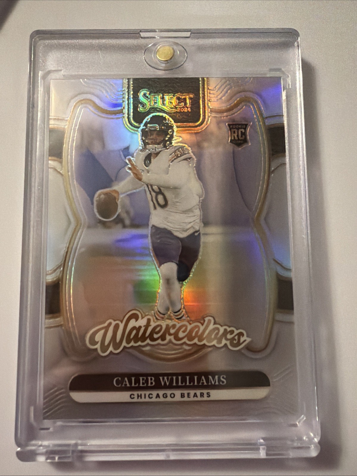 2024 Panini Select Caleb Williams Silver Prizm Watercolors 💥Bears💥 Rookie
