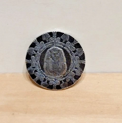 Egyptian King Tut 1/4 ounce .999 Silver Round Burnished/Antiqued Finish