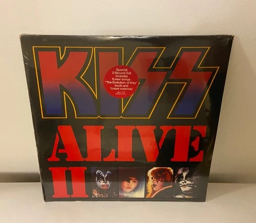 Kiss Alive II Sealed Vinyl Records LP Album USA 1977 Orig NBLP 7076-2 Hype Stick
