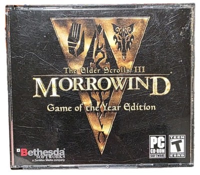 Elder Scrolls III: Morrowind Game of the Year Edition (PC, 2003) 4-Disc Set