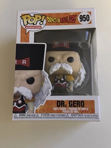 Funko Pop! Animation Dragon Ball Z - Dr. Gero #950 Vinyl Figure +protector