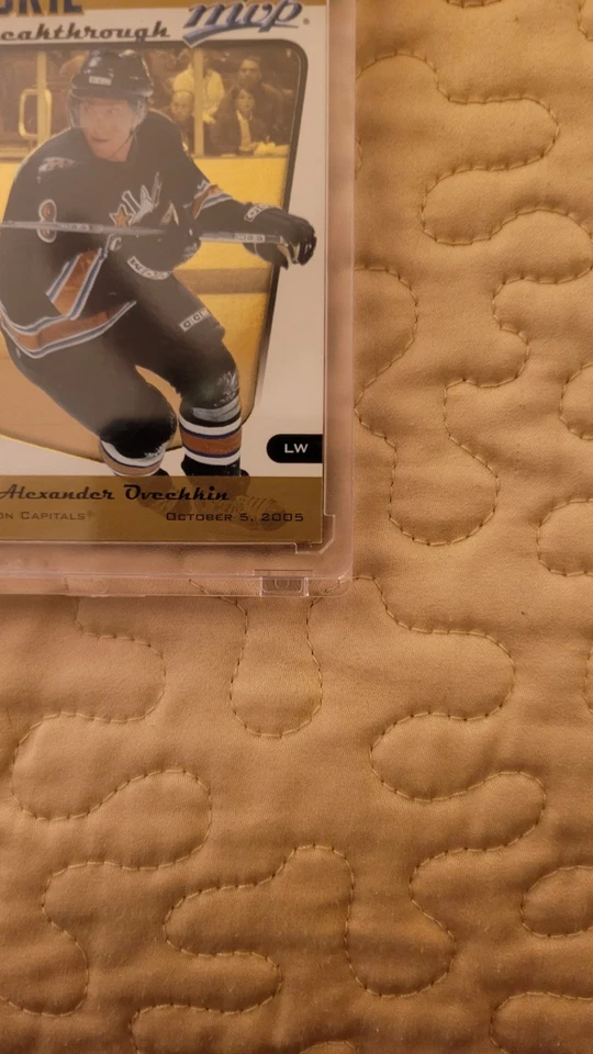 Tarjeta de novato Alexander Ovechkin 2005-06 Upper Deck MVP Rookie Breakthrough🔥🔥!!  Foto 3 de 4