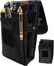 Belt Tool Pouch Holster, Multitool Organizer Pouch for EDC Gears Cellphone Case