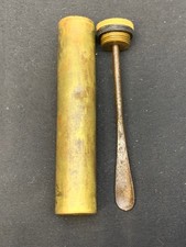 British Ottone Dell'esercito Bottiglia Di Olio PRIMA GUERRA MONDIALE/WW2 SMLE