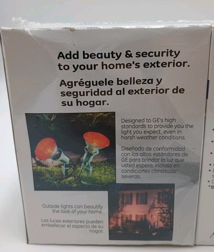 Red Floodlights - 2 GE 85 Watt Par 38 Outdoor Floodlights 120V Medium Skirt Base - Picture 5 of 8