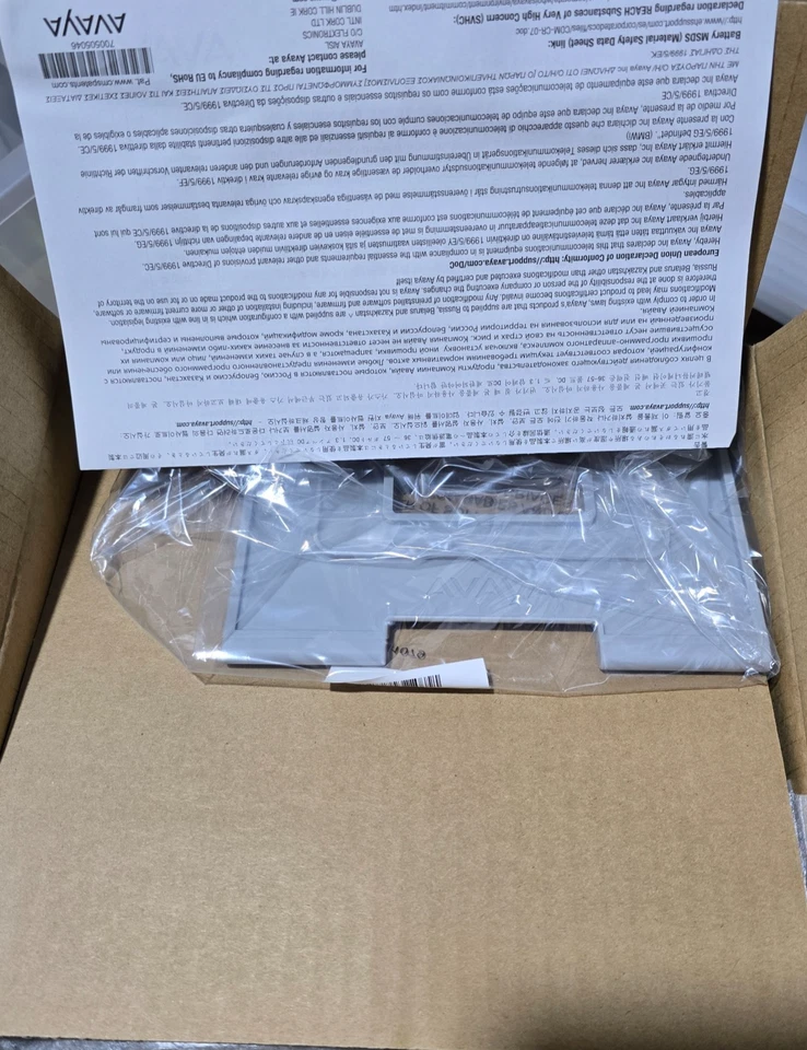 Telefone IP Avaya 9611G 700504845 cinza carvão com tela (NOVO na caixa) - Imagem 3 de 3