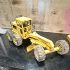 Tonka Pressed Steel Yellow Road Grader Construction Toy