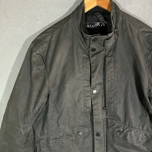 Vollebak Planet Earth Jacket Medium Black Waxed Cotton Beeswax Utility Coat image 20