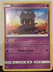Marshadow 45/73 Holo Rare Shining Legends
