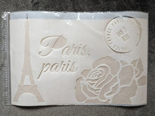Schablone Paris, Frankreich, Eiffelturm, Rose, 59x39cm