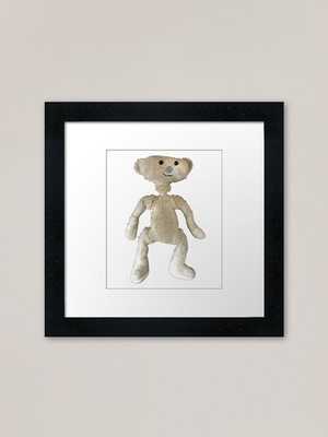 Bär Alpha Standard Bär Gerahmtes Kunst Gerahmtes Wandbild Poster Leinwanddruck Bild