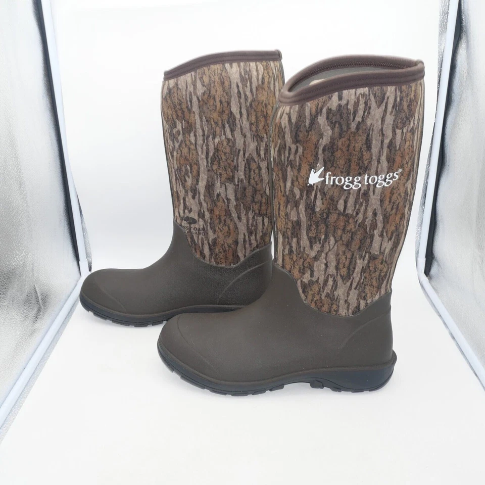 NUEVAS Botas Frogg Toggs Para Hombre 12 Ridge Buster Lite Rodilla WP Mossy Oak Bottomland Foto 4 de 4