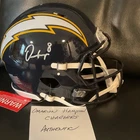 Omarion Hampton Los Angeles Chargers Signed Autographed Football Helmet