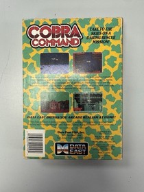Nes Cobra Command CIB Game Box Manual W/ Protector 