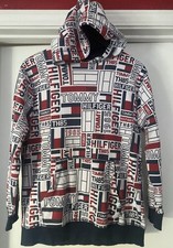 TOMMY HILFIGER All Over Print Hooded Sweatshirt YOUTH XL 20