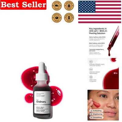 Unscented AHA 30% + BHA 2% Facial Peel for a Smoother, Bright Complexion (1 oz)