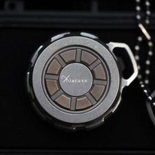 EDC Titanium Alloy Hand Spinner Fidget Toy Waterproof Box Necklace Pendant Tool