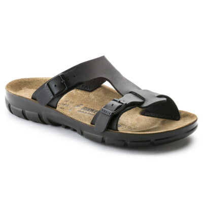 Birkenstock Damen-Pantolette Sofia, BirkoFlor, schmal, schwarz, Größe 40