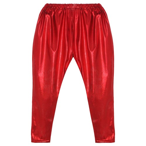 Girls Metallic Harem Dance Pants for Modern Hip Hop Sports Gymnastic Dancewear - Picture 51 of 77