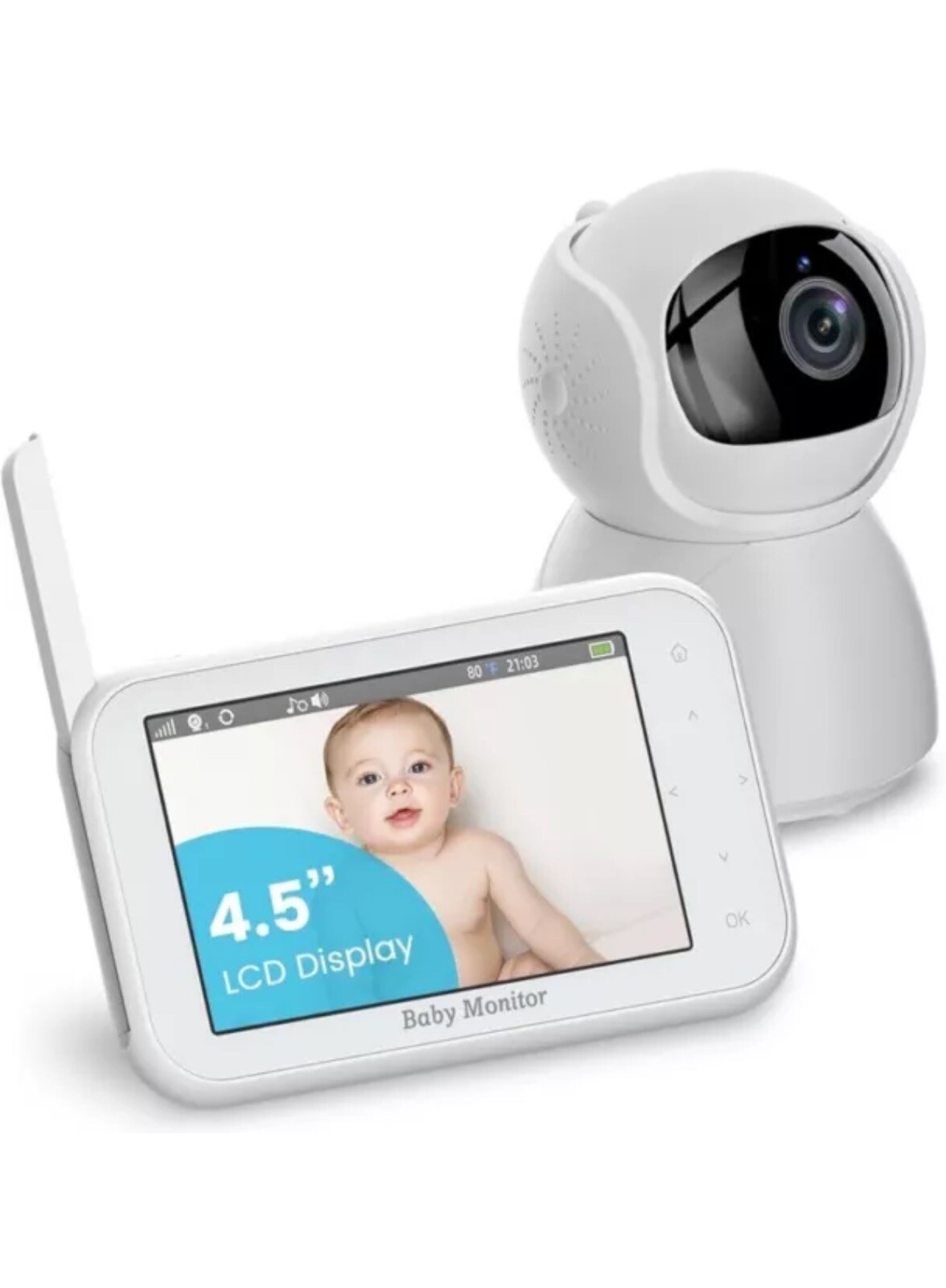 Baby Monitor, Video Baby Monitor with Camera Audio,Night Vision Video Baby Monit-image