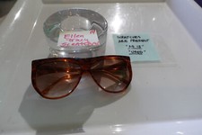 VINTAGE MOD ELLEN TRACY B6-29-1 OVERSIZED SUNGLASSES AS IS sg 14