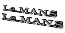 NEW 1971 "LeMANS" Quarter Panel Emblem Set / Rear 1/4 Script Badge Trim USA Made