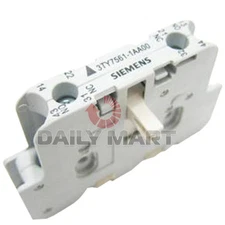 New Siemens 3TY7561-1AA00 Auxiliary Contact Switch Block Screw Terminal 1NO/1NC
