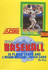 1990 Score Baseball Cards you pick cards 501-704.  Free shipping