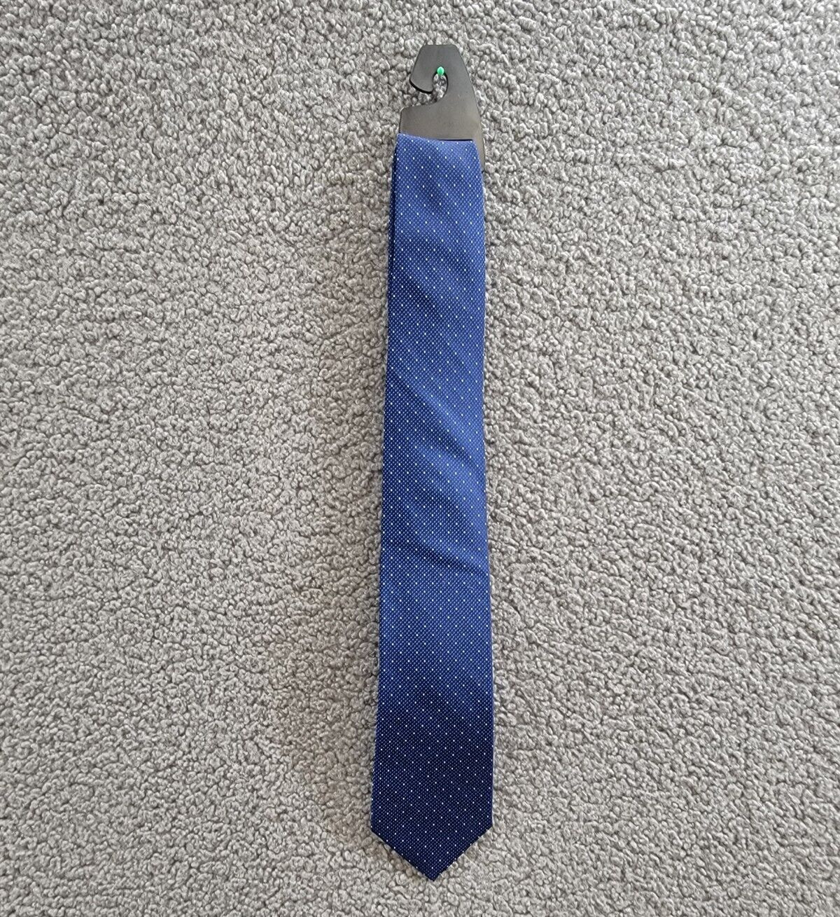 Мужской магазин в Блумингдейлсе, Шелковый галстук в горошек, мужской темно-синий, один размер