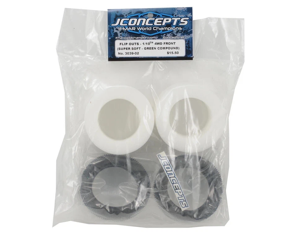 JConcepts Flip Outs grün 2.2 1/10 2WD Buggy Reifen vorne JCO3039-02  - Bild 2 von 2